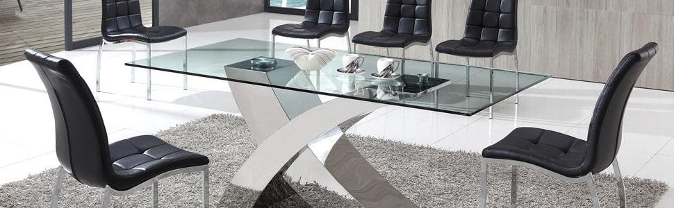 Clear Glass Dining Tables