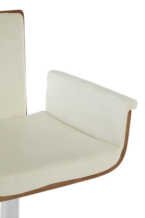 Aksel White Bar Chair