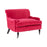Gabriel Large Pink Plush Velvet Chair
