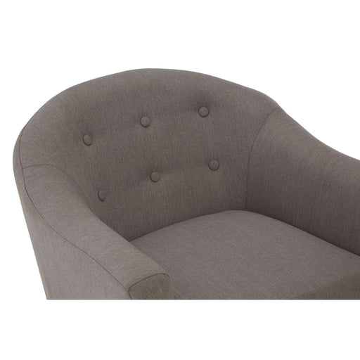Sigge Grey Linen Armchair