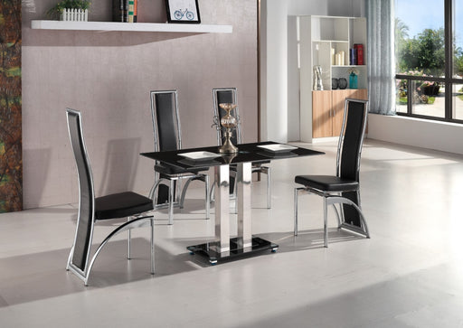 Arcadia Contemporary Chrome Dining Chair