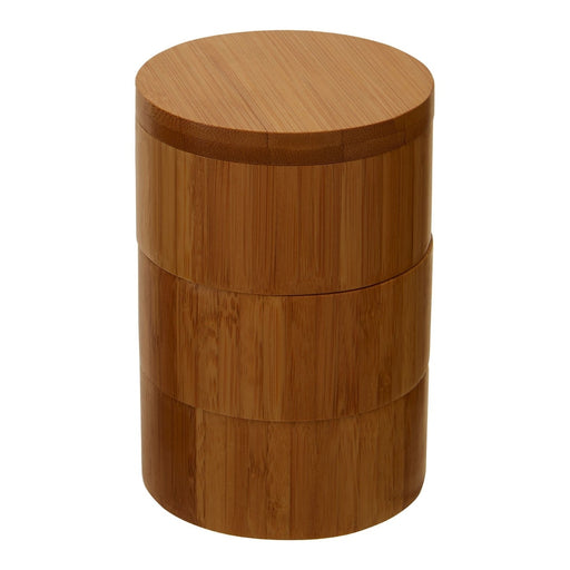 Alfred Bamboo Natural Cylindrical Storage Set