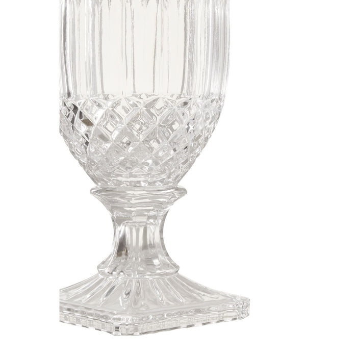 Ambra Footed Vase With Square Base