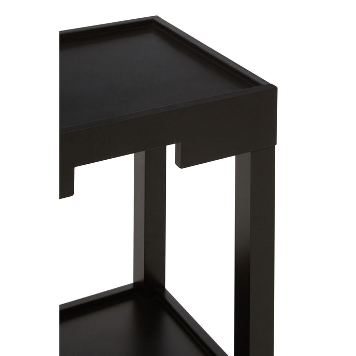 Angelia Black Corner Table