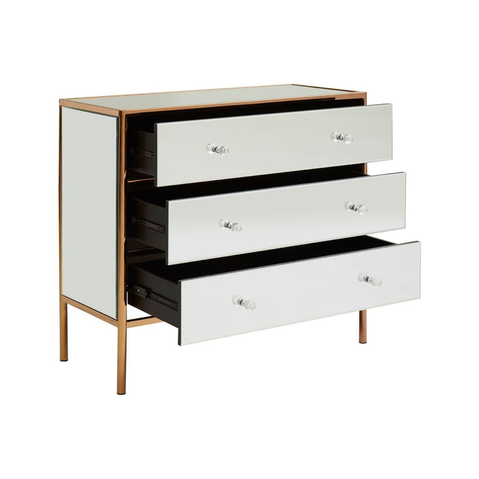 Rose gold store dresser