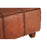 Beatrike Antique Brown Leather Bench