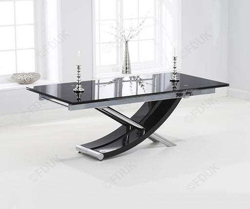 Belgravia Extending Glass Dining Table