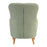 Carina Green Fabric Armchair