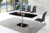 Cattalan Contemporary Glass Dining Table with Akira Chairs