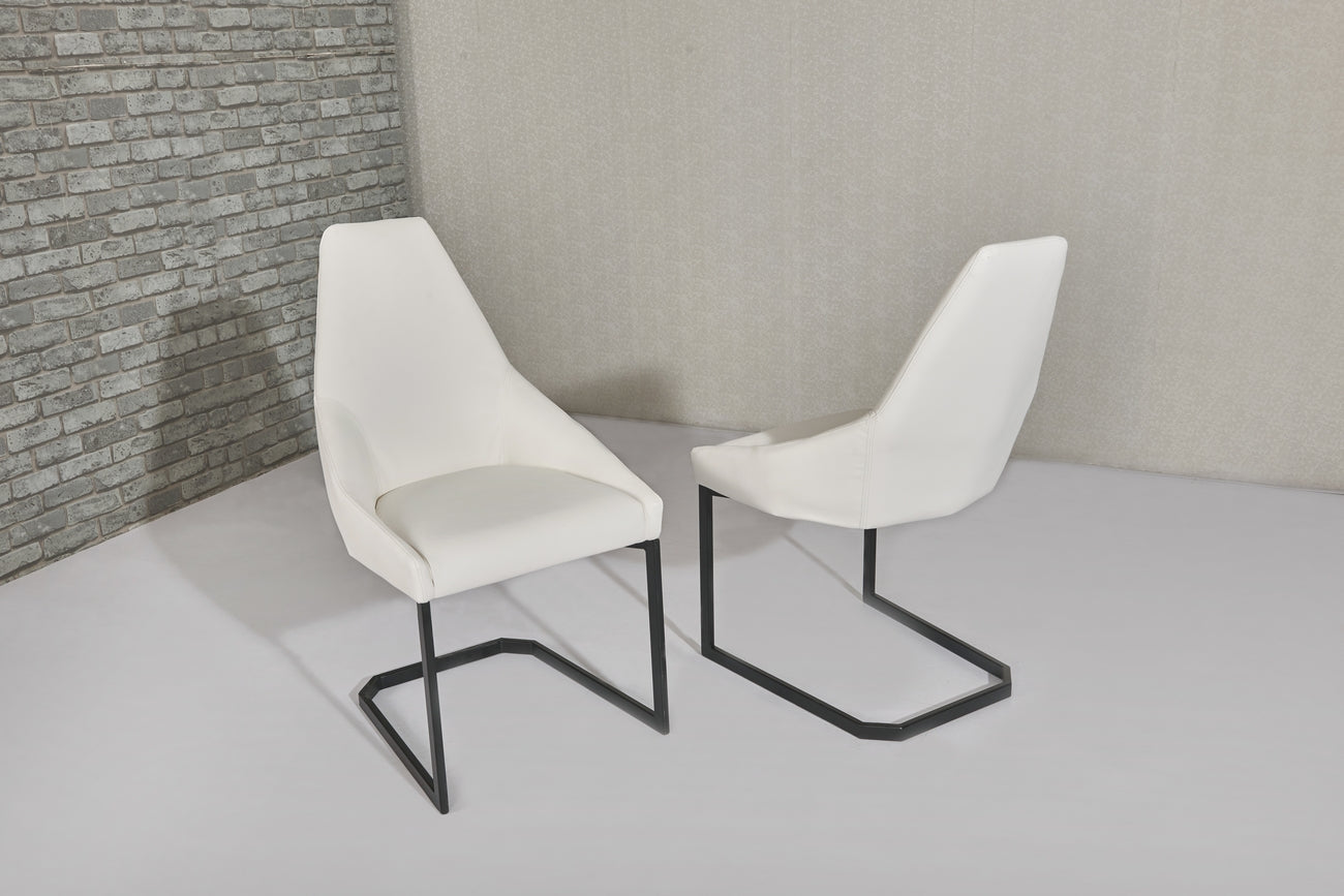 Albina White Dining Chair