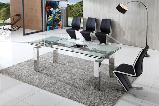 Cosmic Modern Dining Table with Amari Chairs