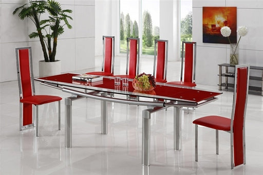 Luxor Glass Extendable Dining Table