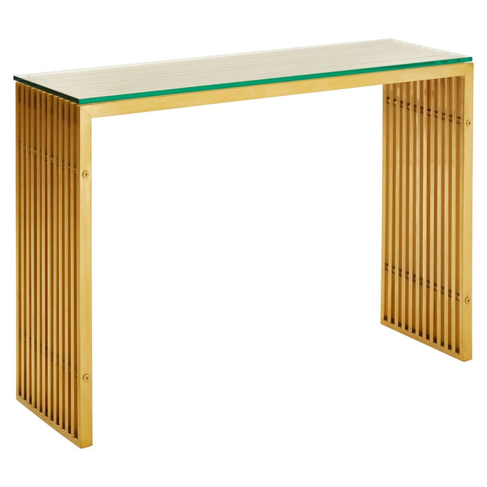 Dona Gold Console Table