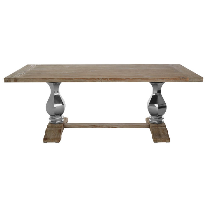 Donna Brown Wooden Dining Table