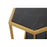 Donnie Black Marble Console Table