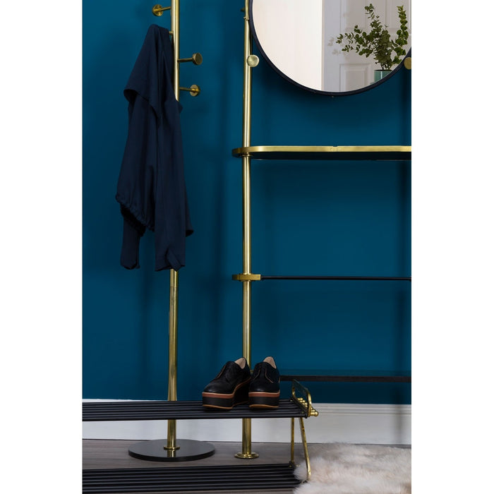 Brass best sale shoe rack