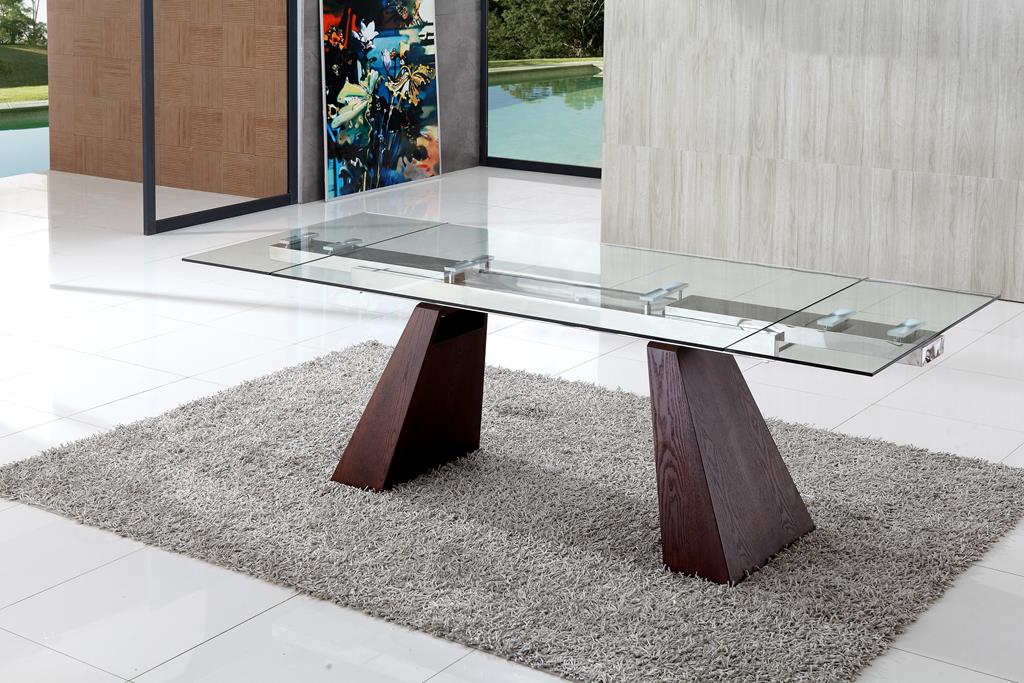 Eliot Extending Glass Dining Table