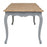 Gian Antique Grey Dining Table