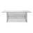 Giana Clear Glass Dining Table