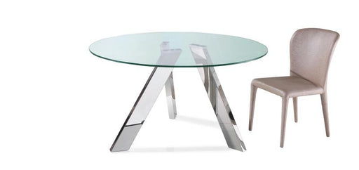 Trinity Glass Round Dining Table