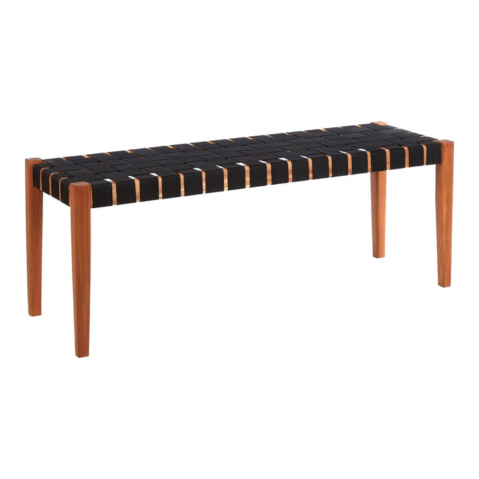 Levi Woven Brown Bench
