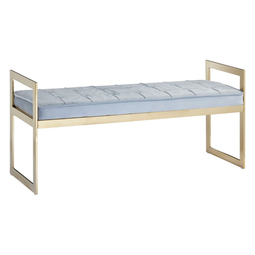 Linus Gold Tufted Bench