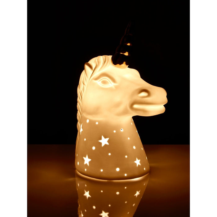 Ceramic online unicorn lamp