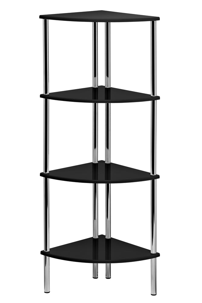 Glass corner store shelf cabinet