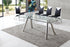 Scorpion Glass Dining Table with Angel Dining Chairs Set