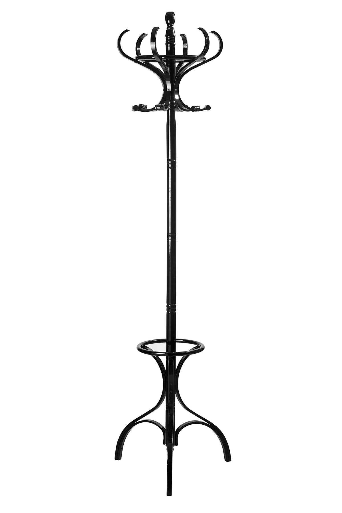 Black coat deals stand