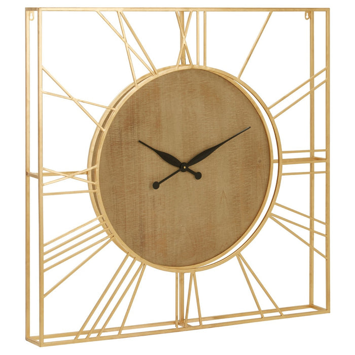 Silvia Gold Wall Clock
