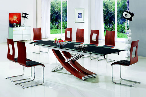 Skorpio Extending Glass Dining Table