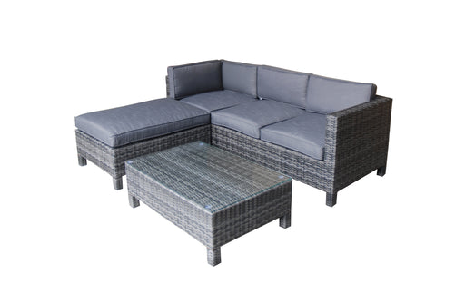 Suzie Small Corner Sofa Set in Brown or Grey Weave