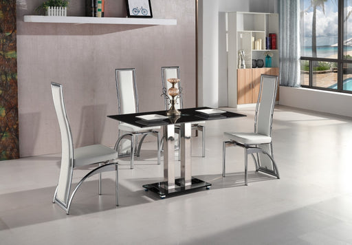 Arcadia Contemporary Chrome Dining Chair