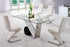 Valencia Modern Glass Dining Table with Armada Chairs