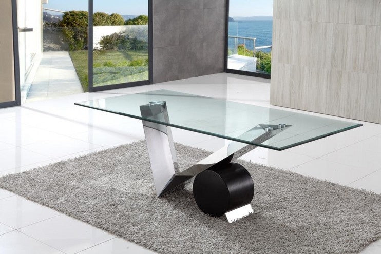 Valencia Clear Glass Coffee Table