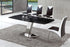 Zeus Modern  Glass Dining Table with Angel Dining Chairs